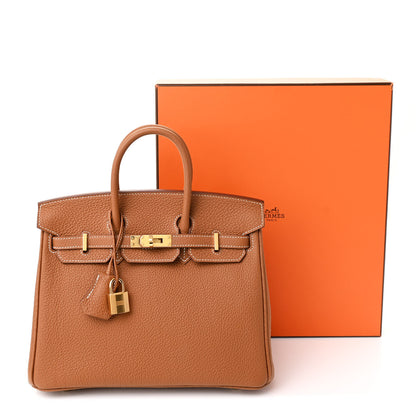 Hermes Togo Birkin 25 Gold 13 of 13