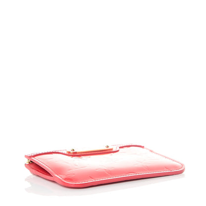 Louis Vuitton Vernis Key Pouch Rose Litchi 4 of 9