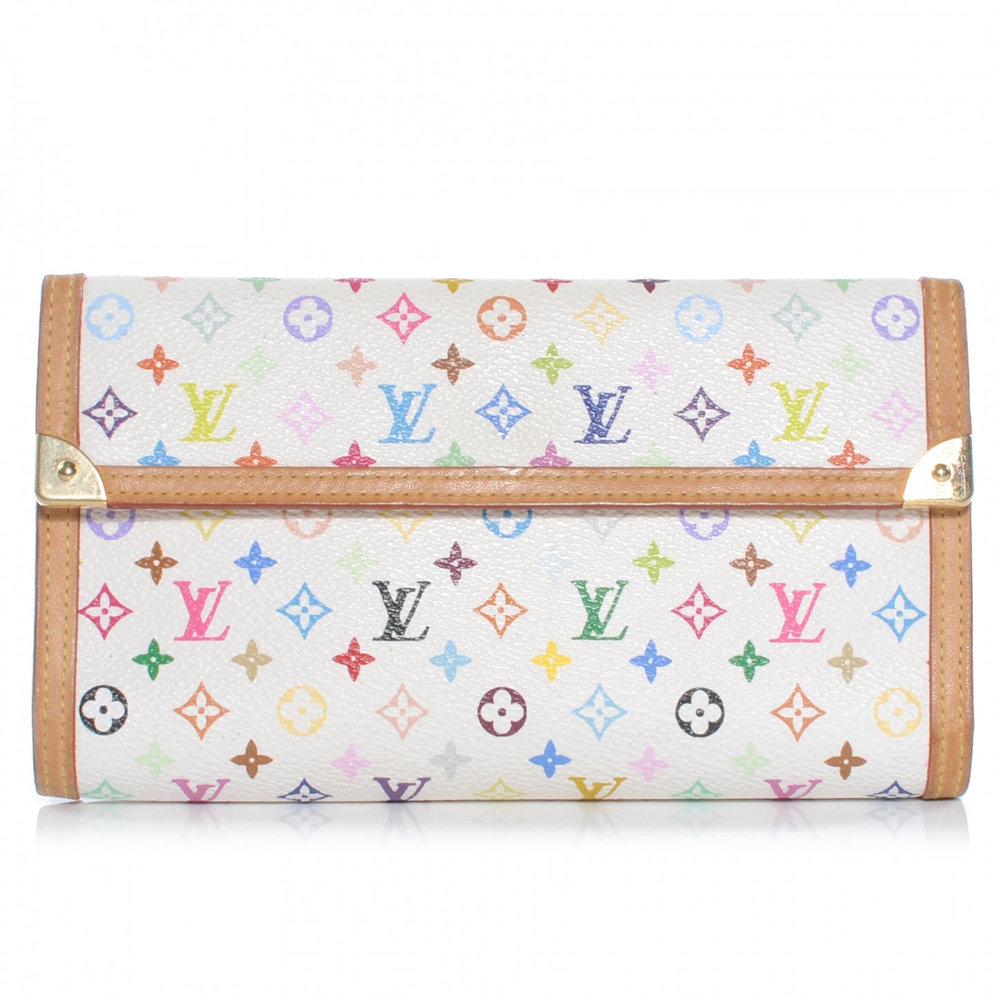 Monogram Multicolor Porte Tresor International Wallet White