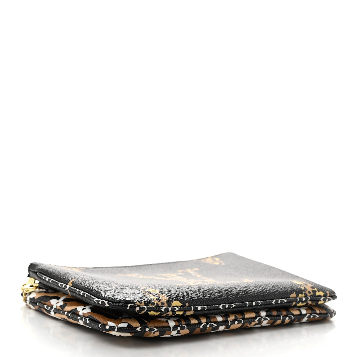 Monogram Giant Jungle Pochette Double Zip Black