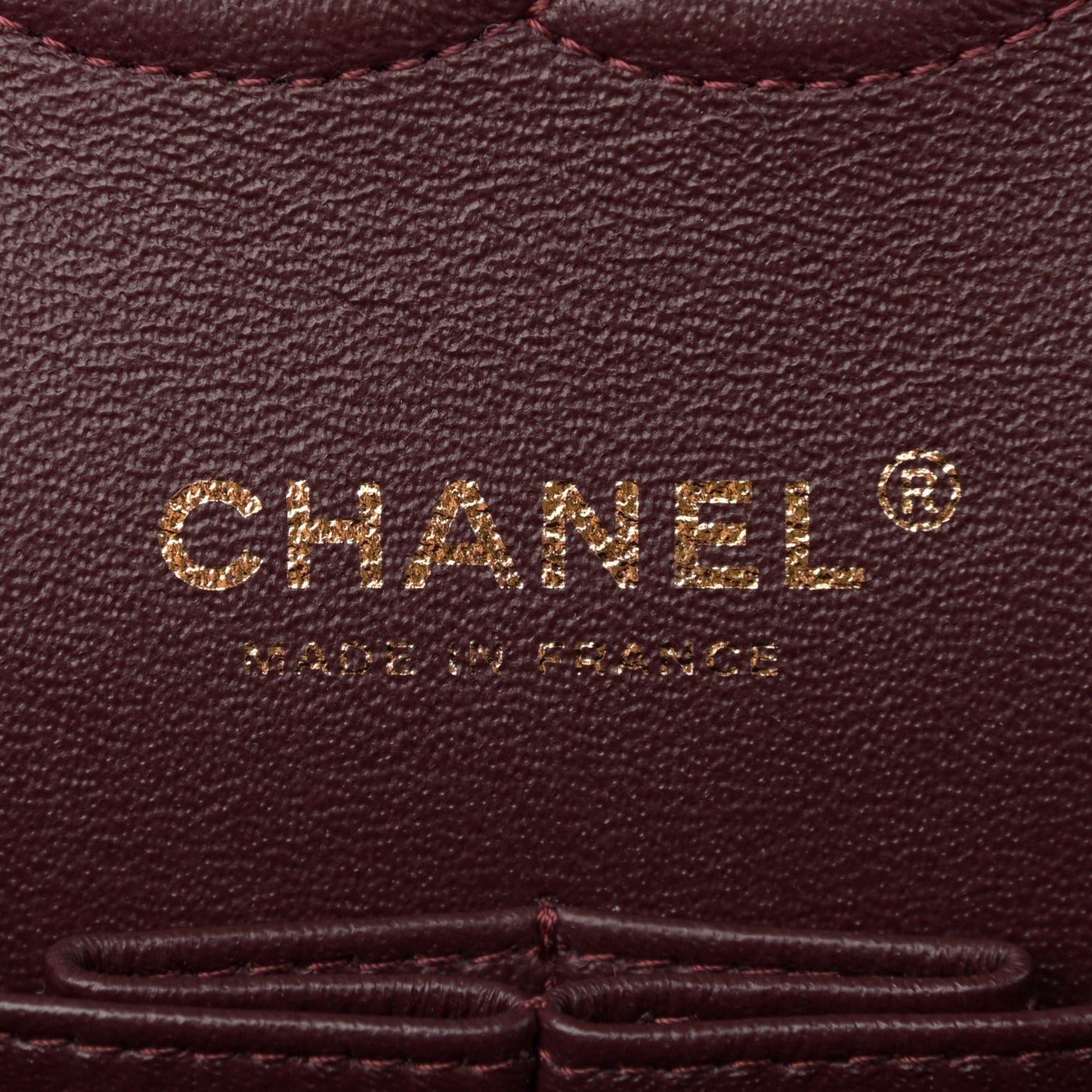 Lambskin Chevron Quilted Medium Double Flap Black