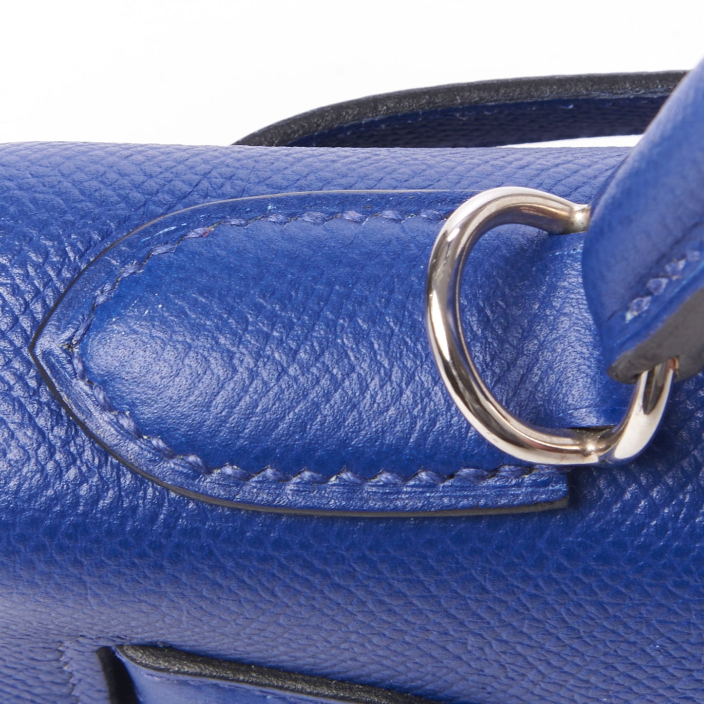 Epsom Kelly Sellier 28 Bleu Electrique