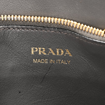 Prada Saffiano Cuir Calfskin Medium Monochrome Top Handle Tote Ardesia 6 of 12