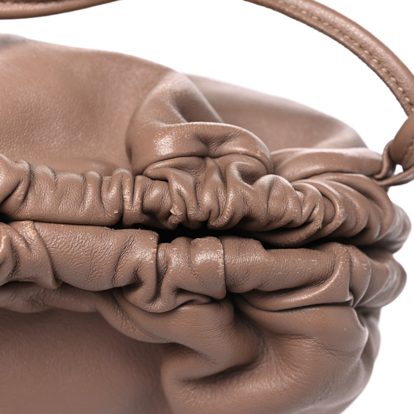 Lambskin Cloud Mini Clutch Biscotto