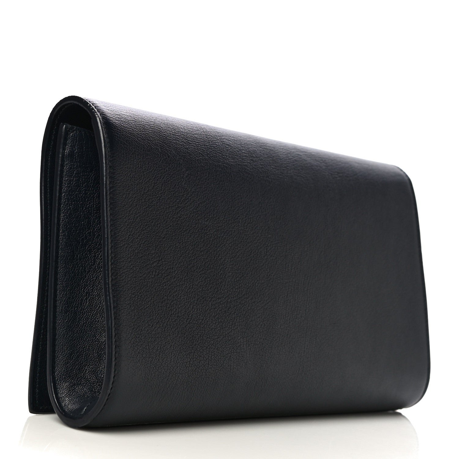 Saint Laurent Calfskin Monogram Large Belle De Jour Clutch Black 3 of 11