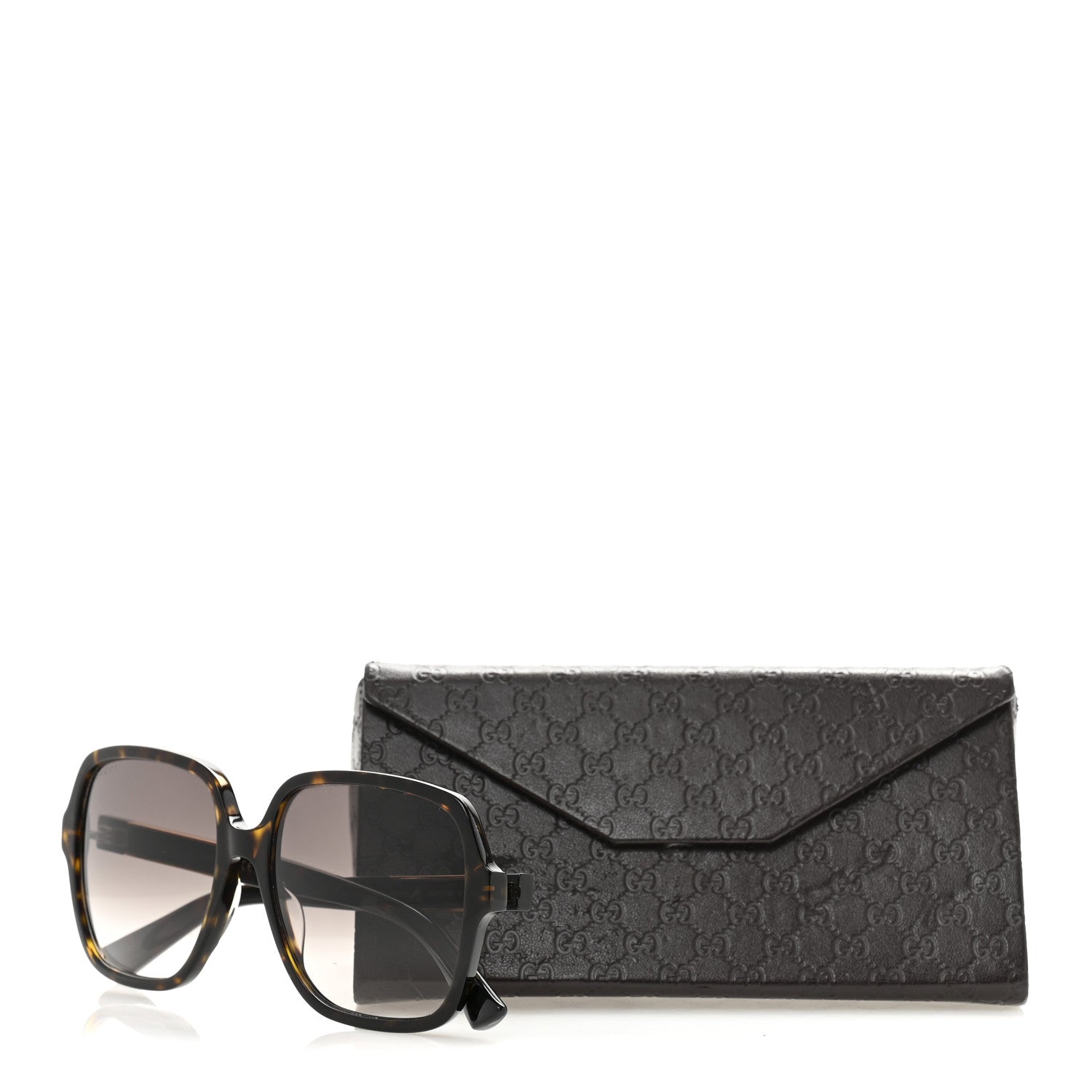 Gucci Oversized Square GG1189S Sunglasses Havana 9 of 9