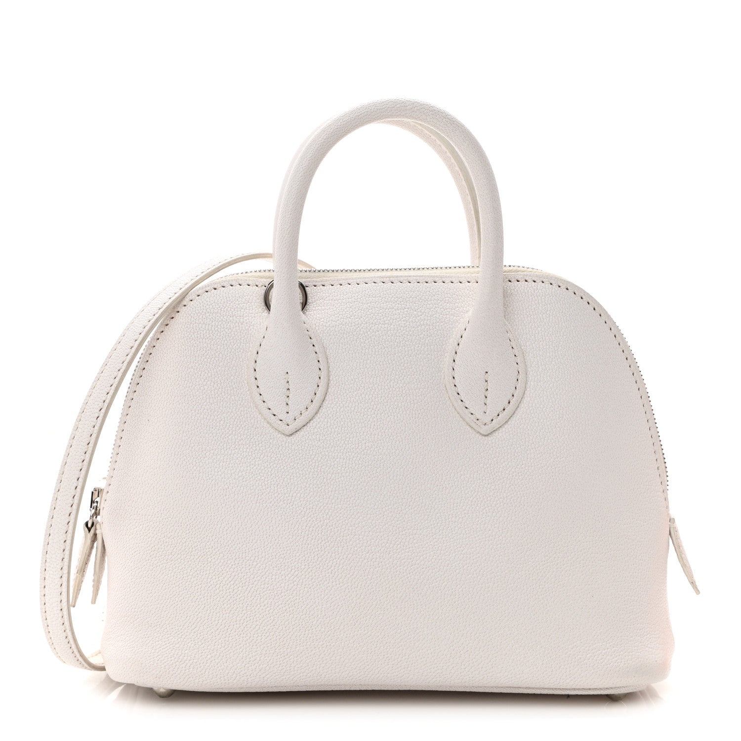 Hermes Chevre Mysore Mini 1923 Bolide White 1 of 12