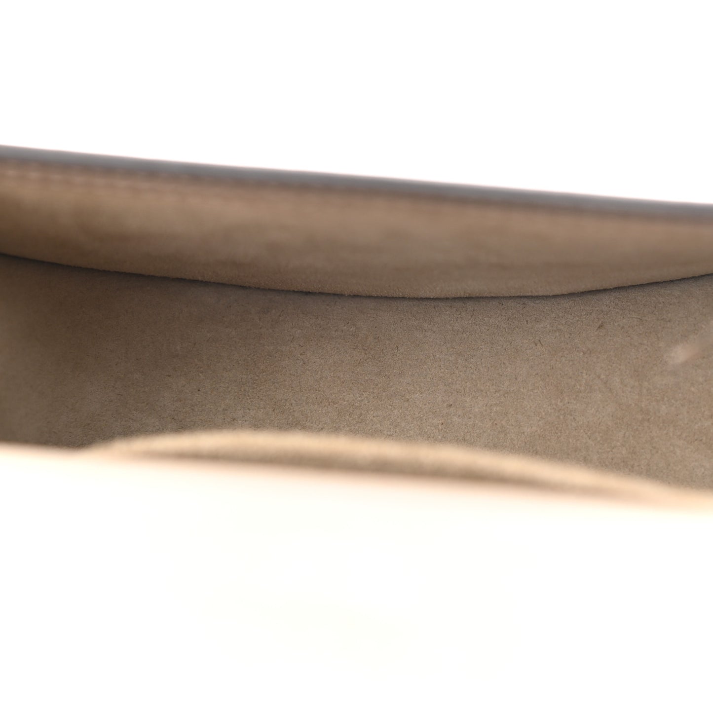 Calfskin Suede Small Nile Bracelet Bag Motty Grey