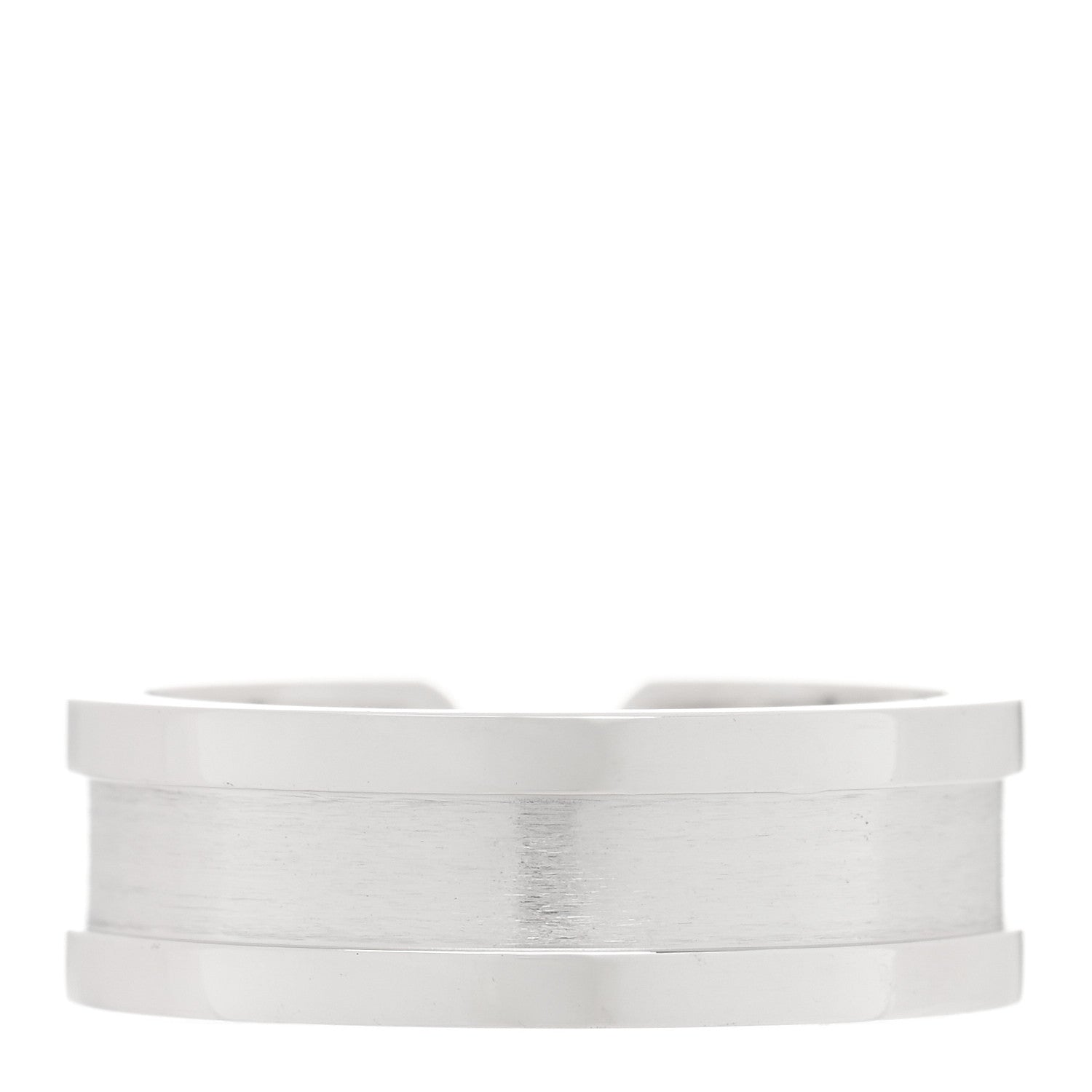 Cartier 18K White Gold 6.5mm C De Cartier Ring 53 6.5 3 of 4