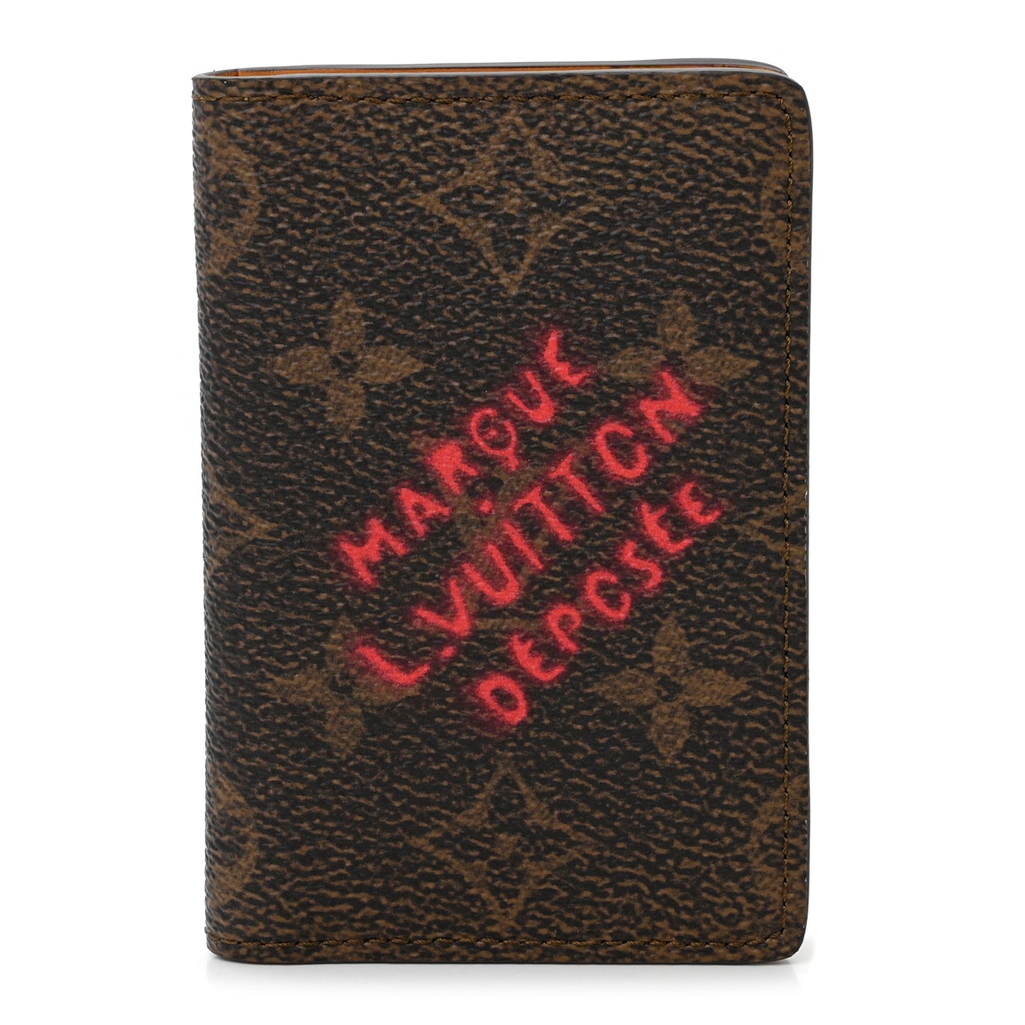 LOUIS VUITTON Monogram Dust Marque Pocket Organizer NM