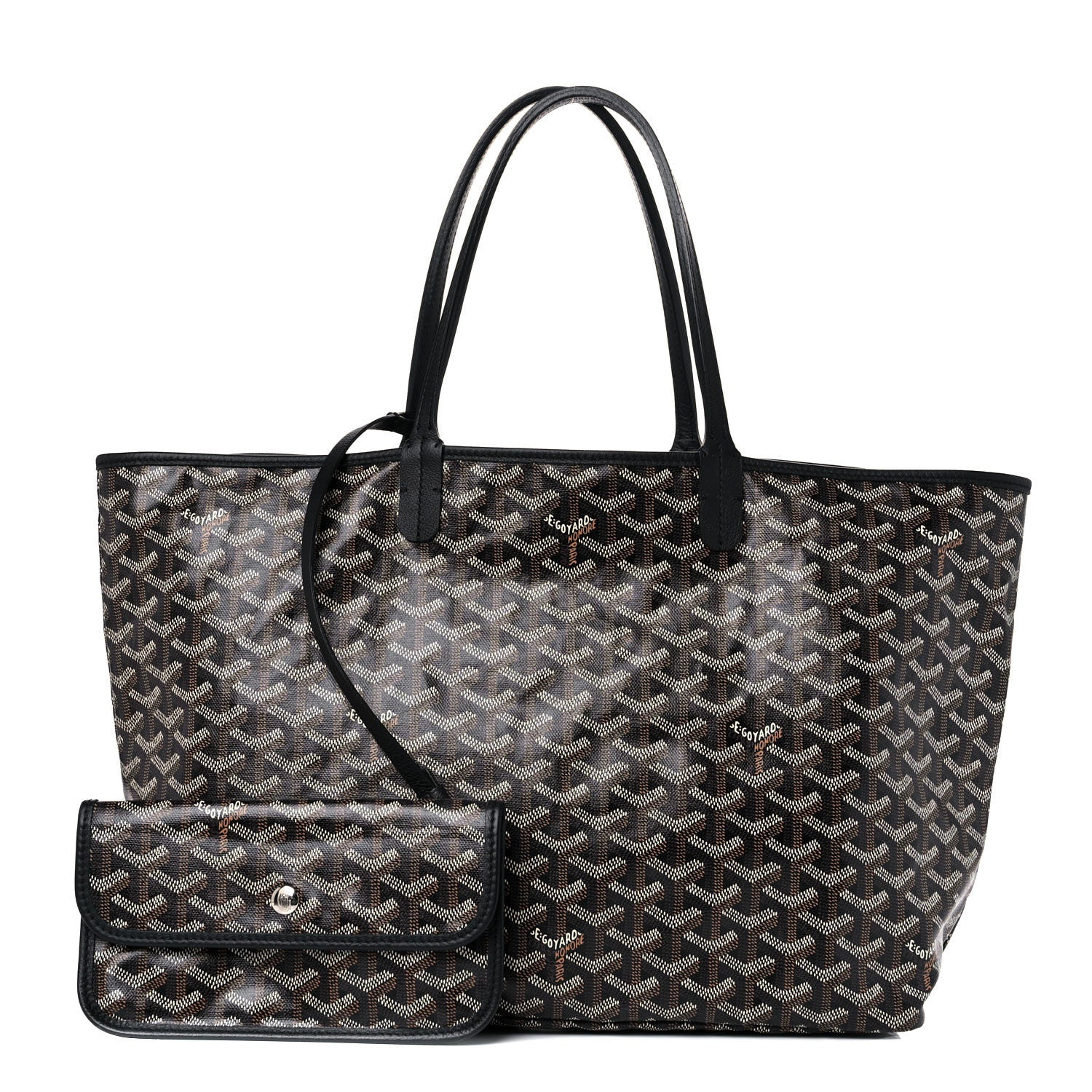 Goyard Goyardine Saint Louis PM Black 1 of 8