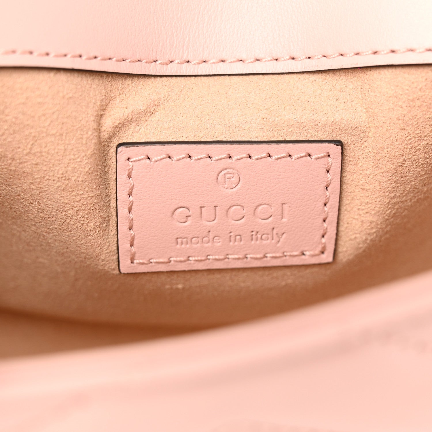 Gucci Calfskin Matelasse Monochrome GG Marmont Chain Belt Bag Perfect Pink 6 of 11