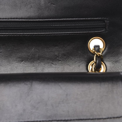 Chanel Lambskin Quilted Small Double Flap Black 12 of 14