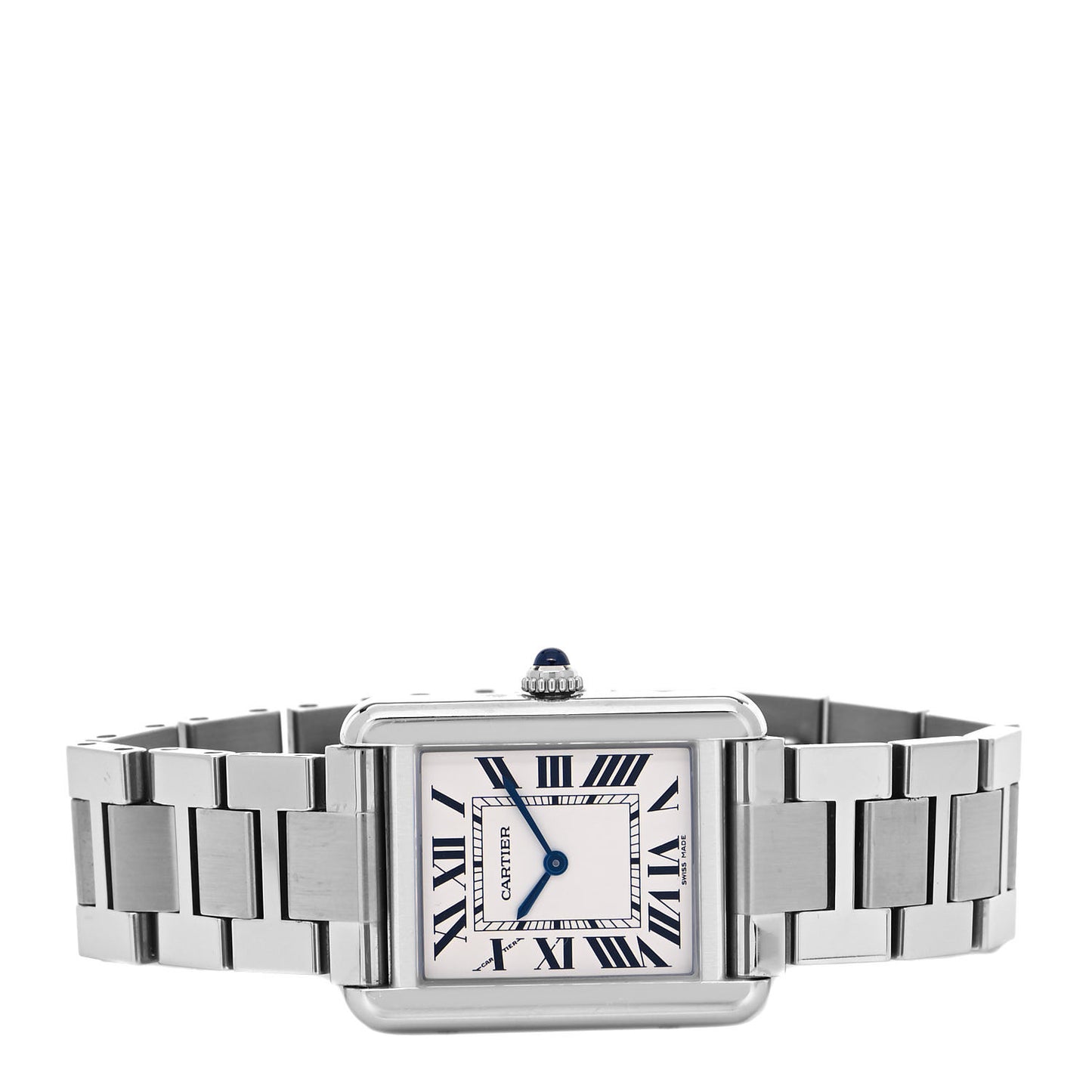 Stainless Steel 24mm Tank Solo Quartz Watch