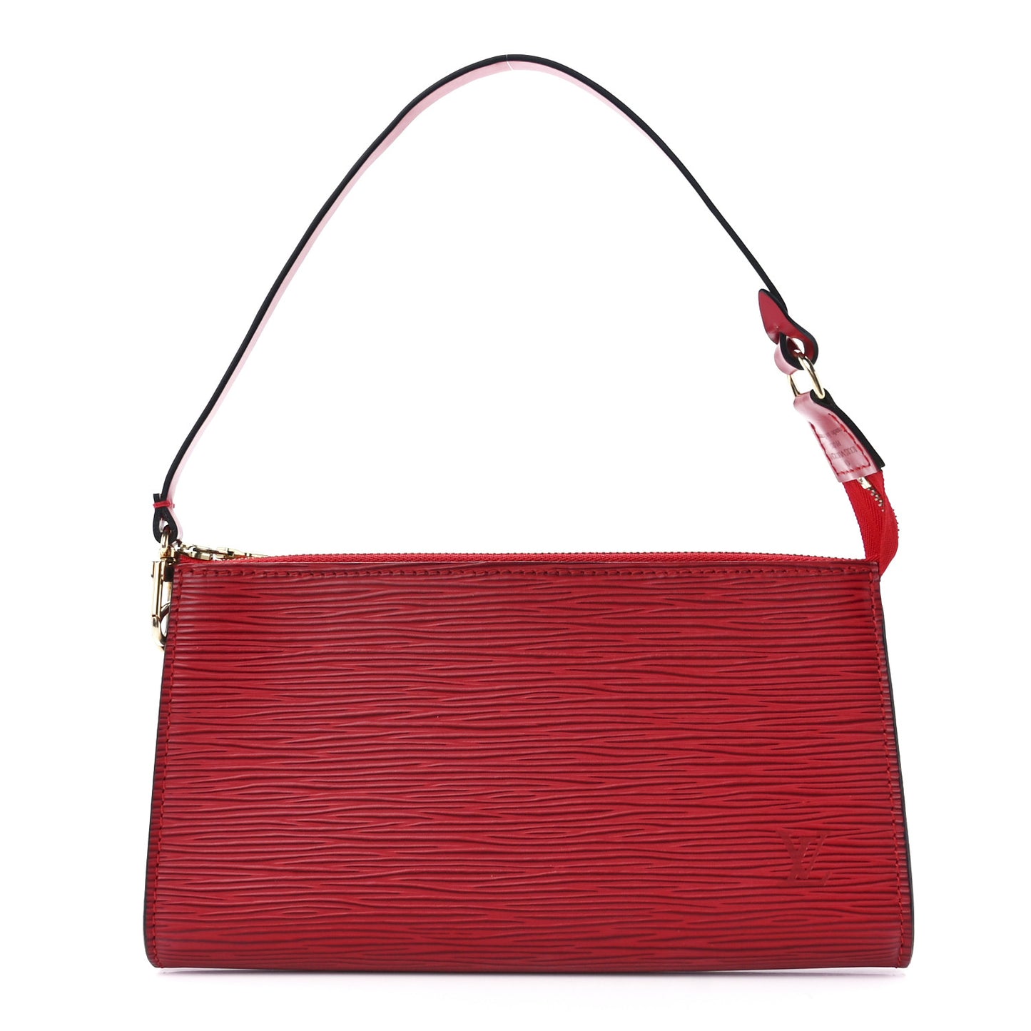 Epi Pochette Accessories 21 Castillan Red