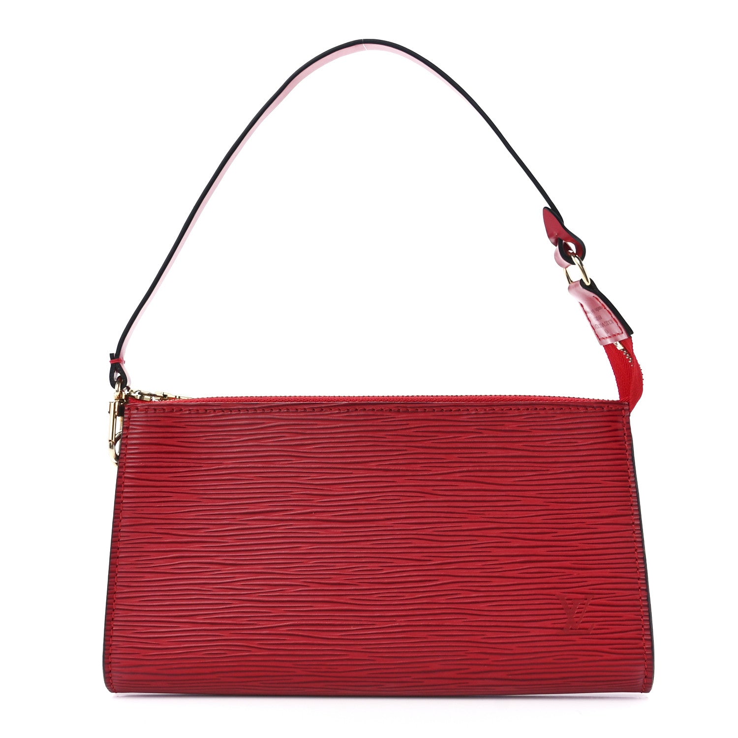 Louis Vuitton Epi Pochette Accessories 21 Castillan Red 1 of 11