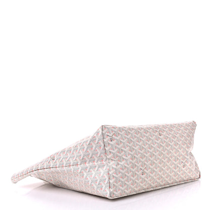 Goyard Goyardine Saint Louis Claire Voie GM White Pink 5 of 11