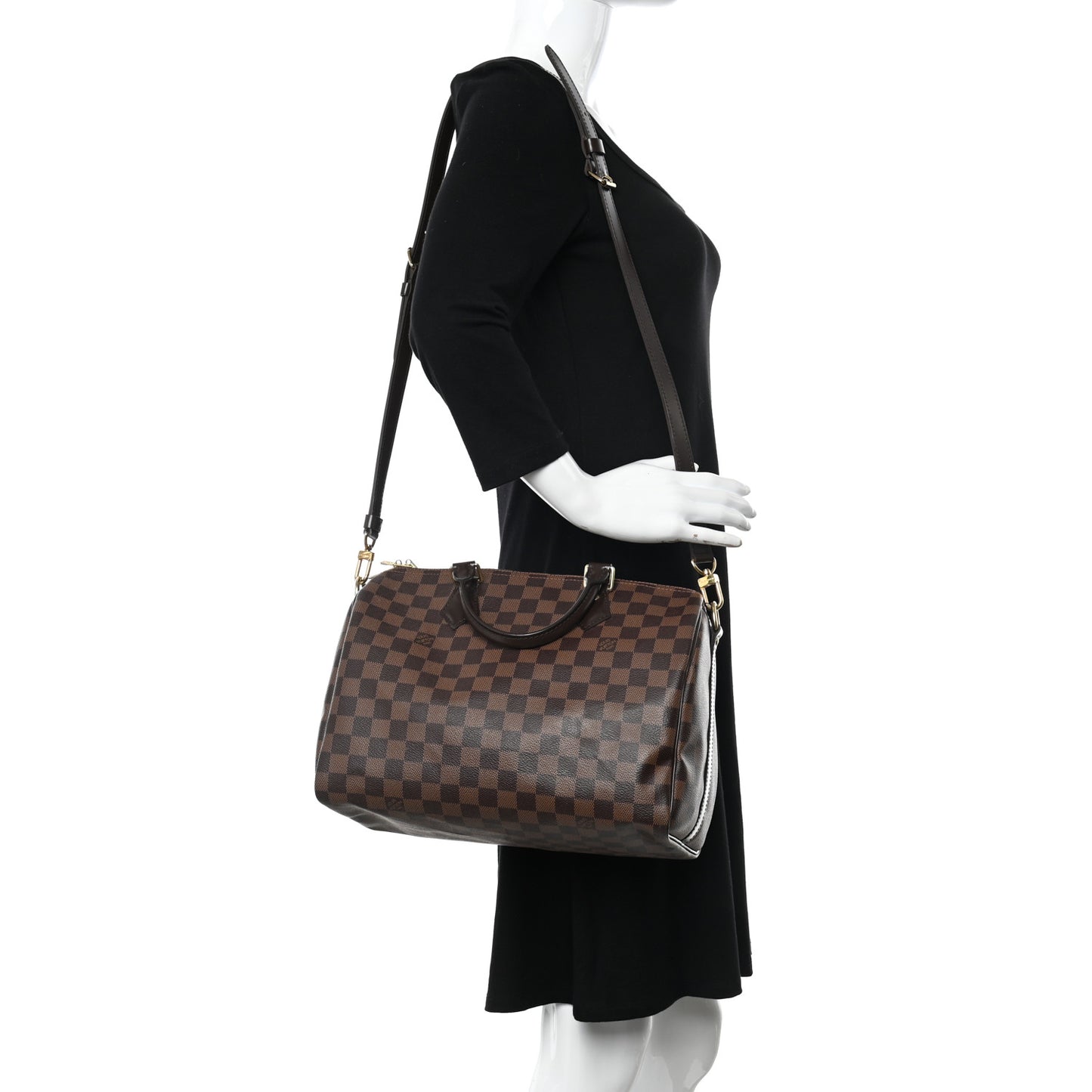 Damier Ebene Speedy Bandouliere 30