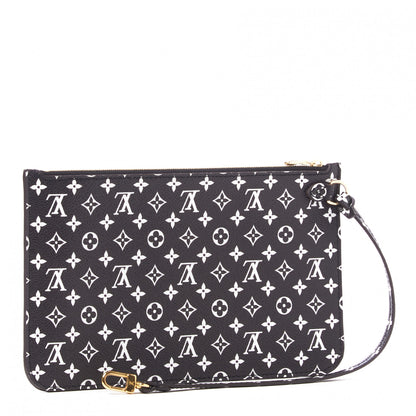 Louis Vuitton Monogram Giant Jungle Neverfull MM GM Pochette Black 2 of 8