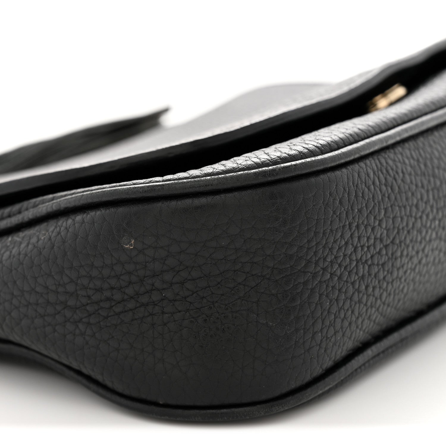Gucci Pebbled Calfskin Medium Soho Flap Crossbody Black 13 of 13