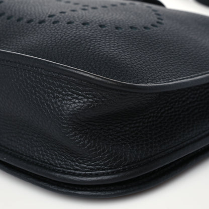 Hermes Taurillon Clemence Evelyne III PM Black 9 of 9