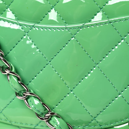 Chanel Patent Calfskin Quilted Mini Square Flap Green 11 of 12