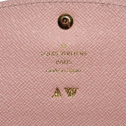 Louis Vuitton Damier Ebene Caissa Wallet Rose Ballerine 6 of 7
