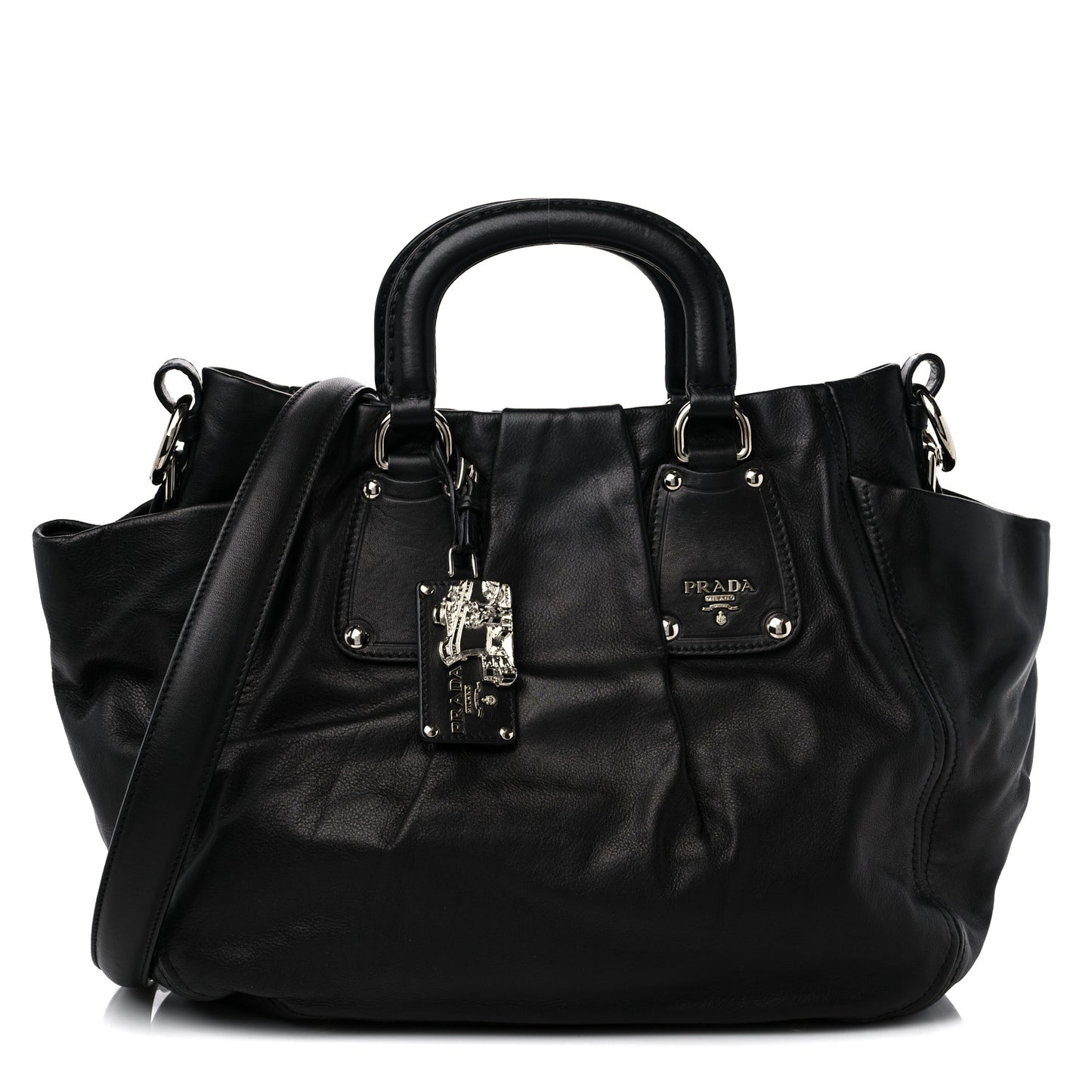 Soft Calf Satchel Black