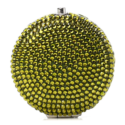 Judith Leiber Crystal French Macarons Minaudiere Pill Box Green 1 of 4