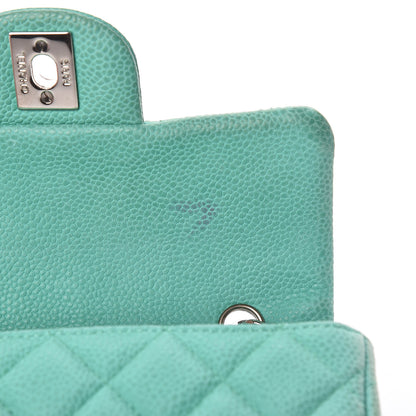 Chanel Caviar Quilted Extra Mini Flap Green 8 of 22