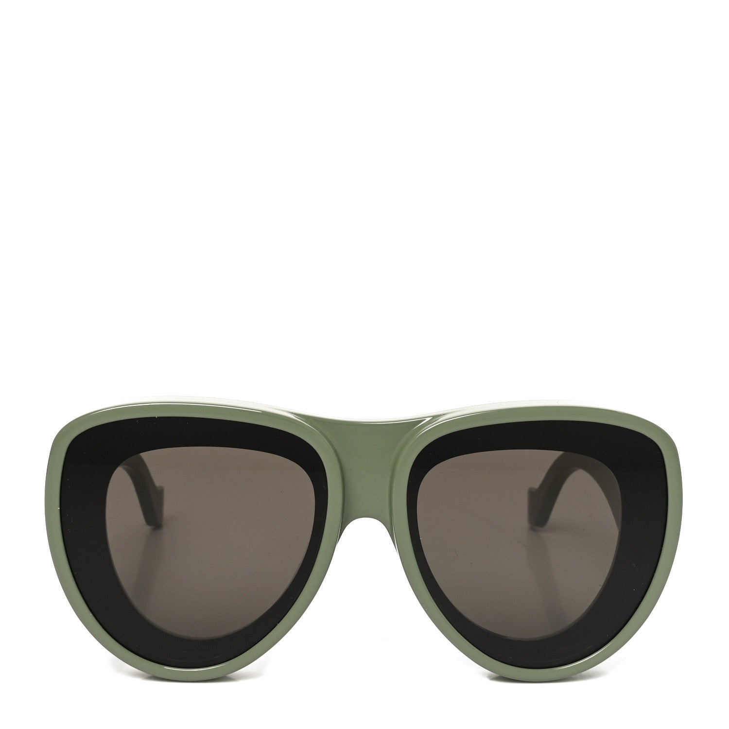 Loewe Acetate Paula's Ibiza Oversized Aviator Sunglasses LW40170U Gray Green 2 of 7