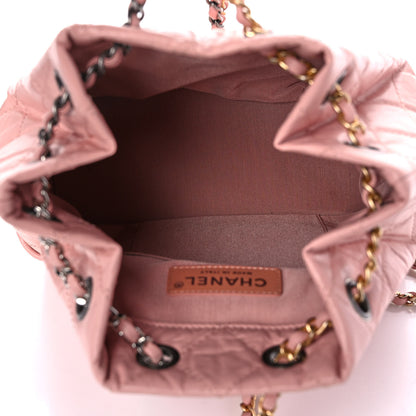 Chanel Aged Calfskin Quilted Small Gabrielle Backpack Pink 5 of 10