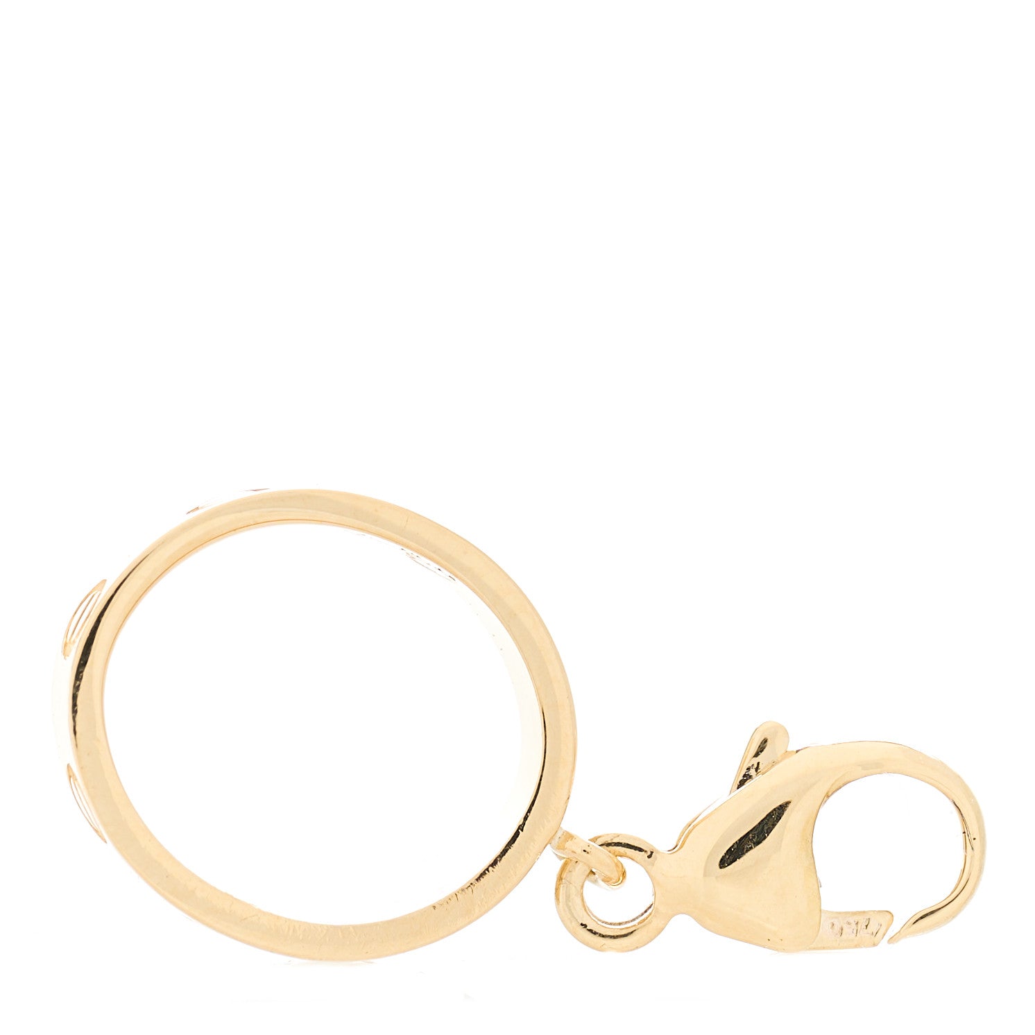 Cartier 18K Yellow Gold LOVE Ring Charm 9 of 9