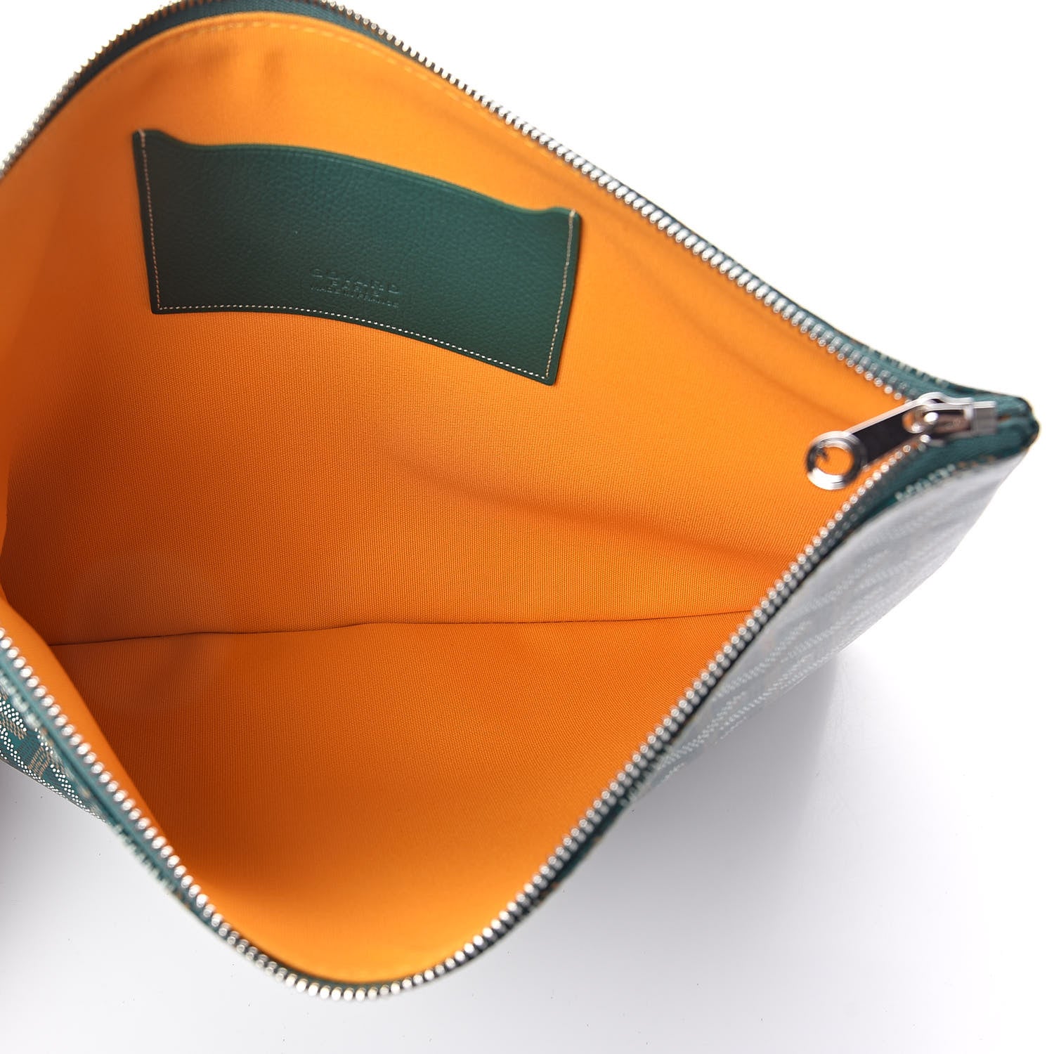 Goyard Goyardine Senat Pochette MM Green 5 of 7