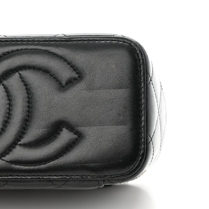 Chanel Lambskin Quilted Small CC Dynasty Vanity Case With Chain Black 15 of 19