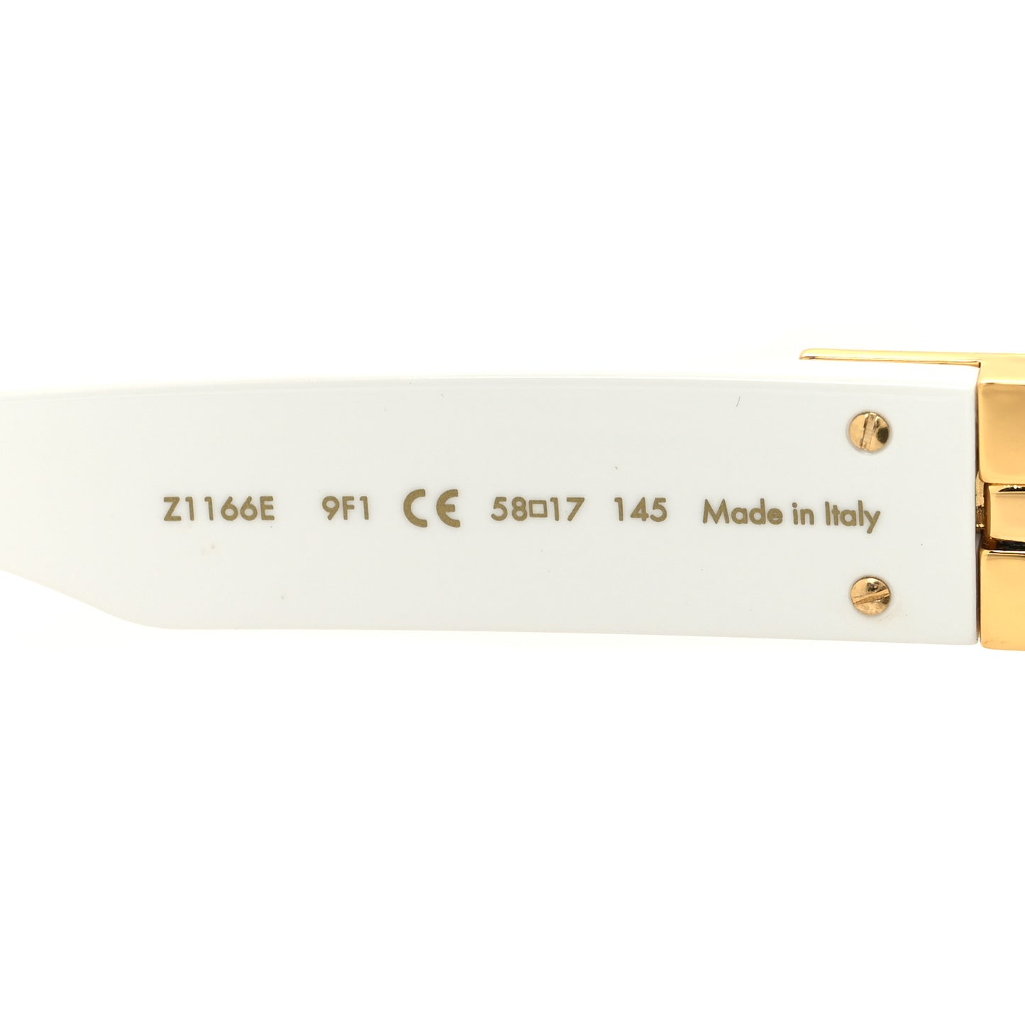 Acetate 1.1 Millionaires Z1166E Sunglasses White
