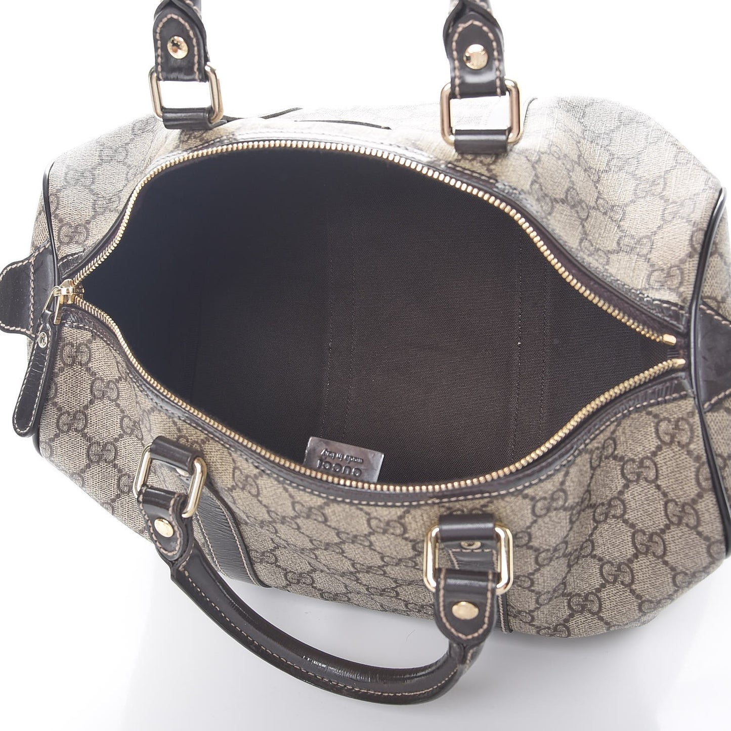 GG Plus Monogram Medium Joy Boston Dark Brown