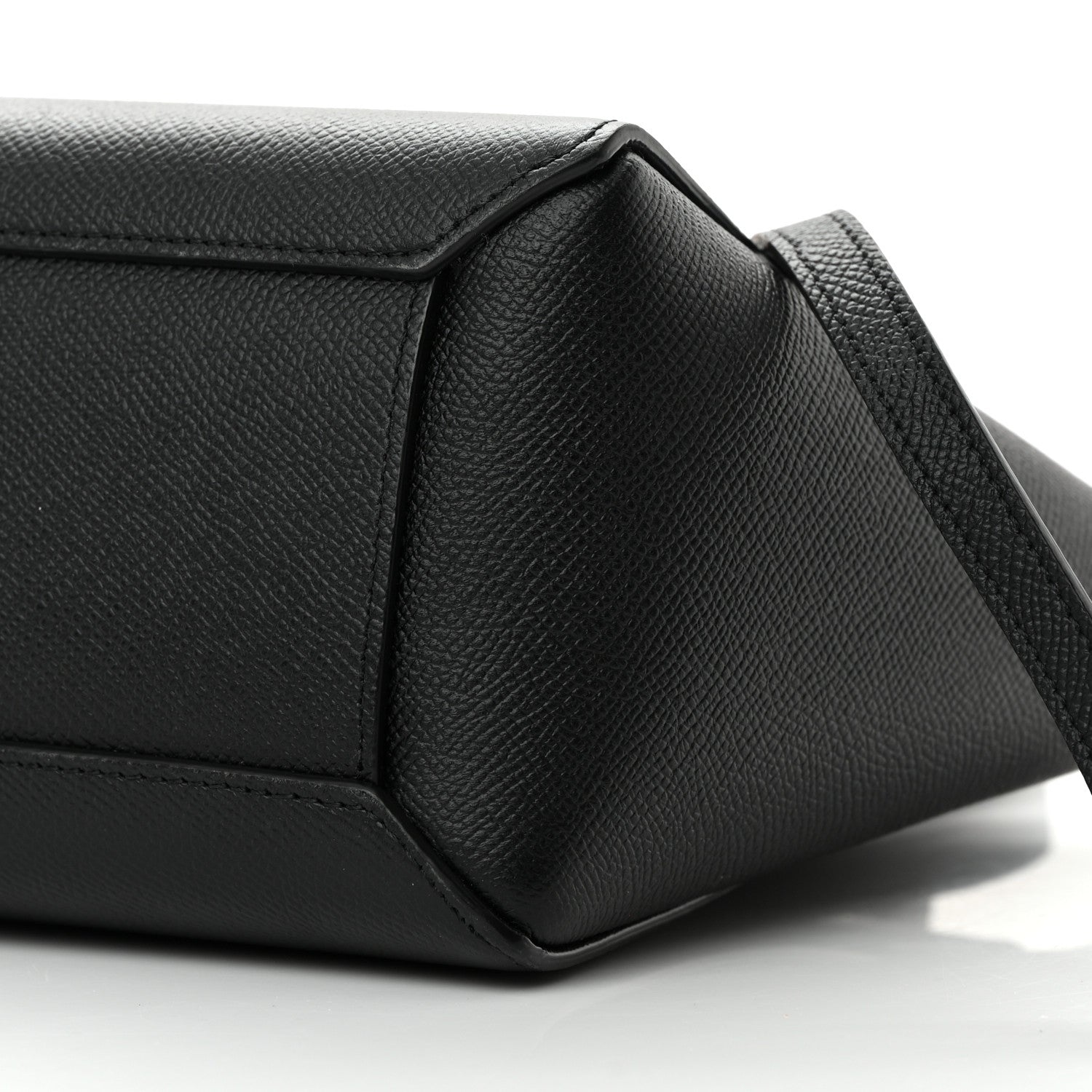Celine Grained Calfskin Nano Belt Bag Black 10 of 13