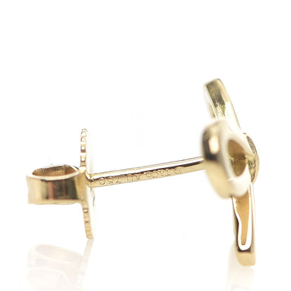 Tiffany 18K Yellow Gold Bow Earrings 4 of 5