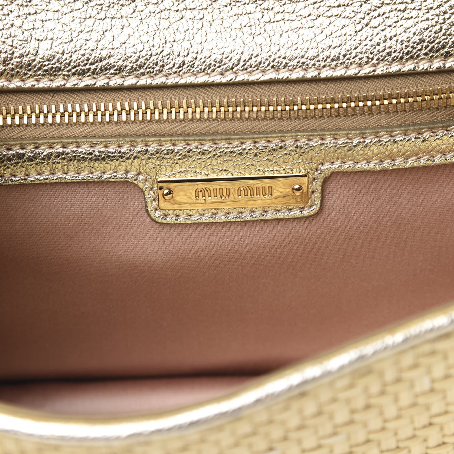Raffia Madras Crystal Embellished Lady Shoulder Bag Naturale Pirite
