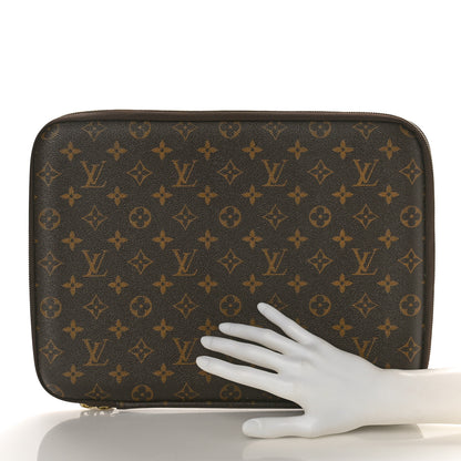 Louis Vuitton Monogram 13 Inch Laptop Sleeve 2 of 10