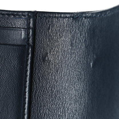 Christian Dior Oblique Saddle Lotus Wallet Blue 9 of 9