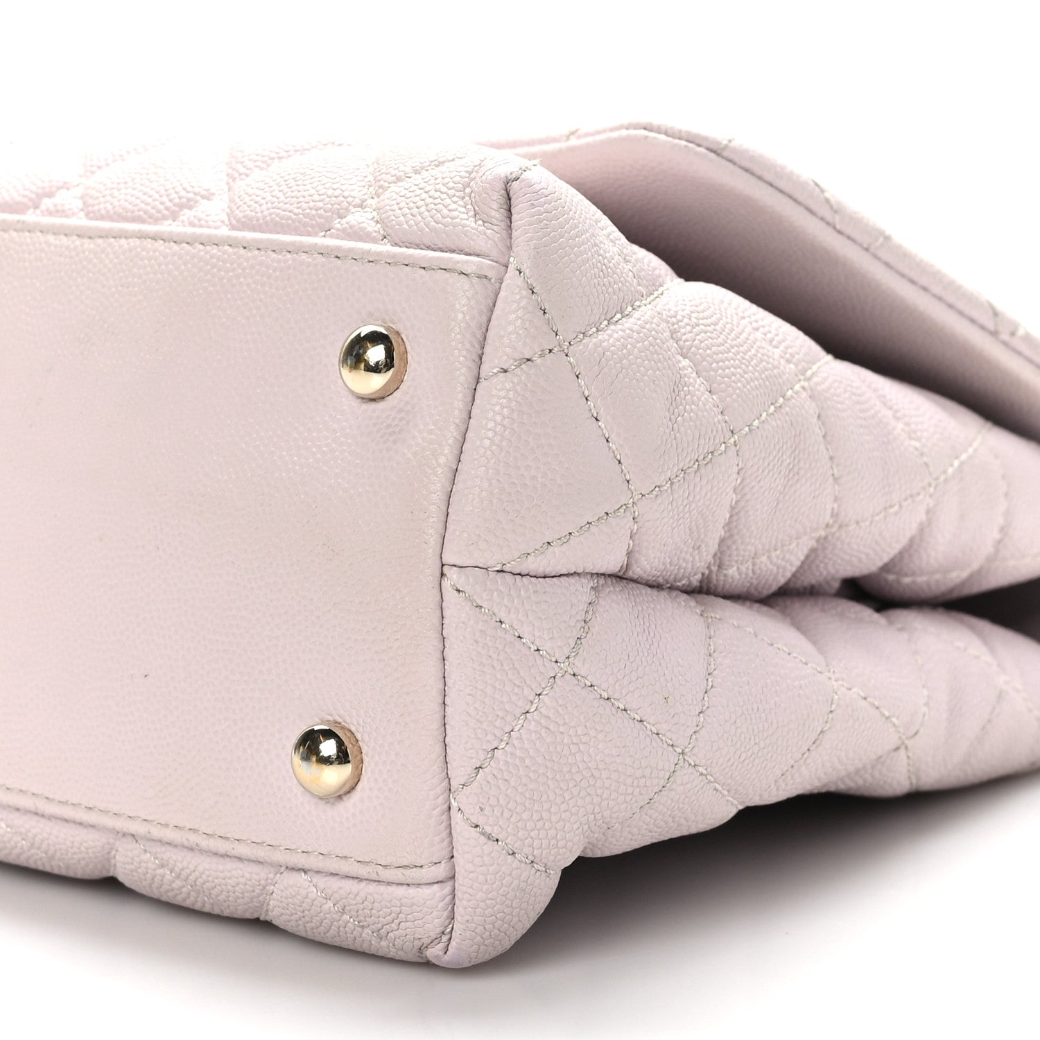 Chanel Caviar Quilted Small Coco Handle Flap Lilas Lilac 8 of 9
