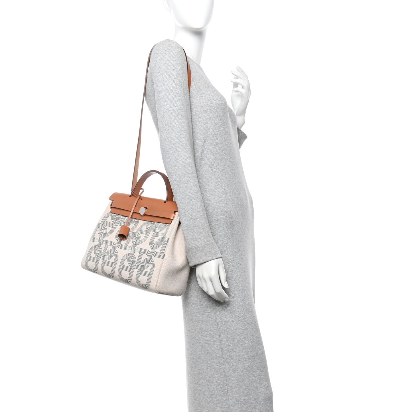 H Plume Canvas Vache Hunter Circuit 24 Herbag Zip Retourne 31 Gris Meyer Ecru Beige Naturel