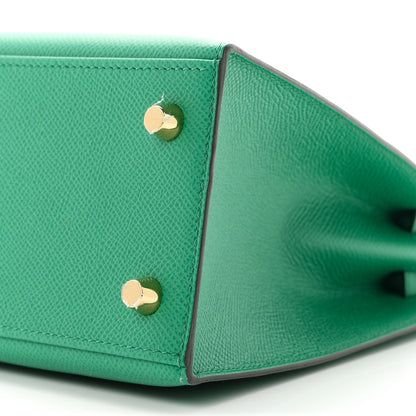 Hermes Epsom Kelly Sellier 25 Vert Jade 10 of 11