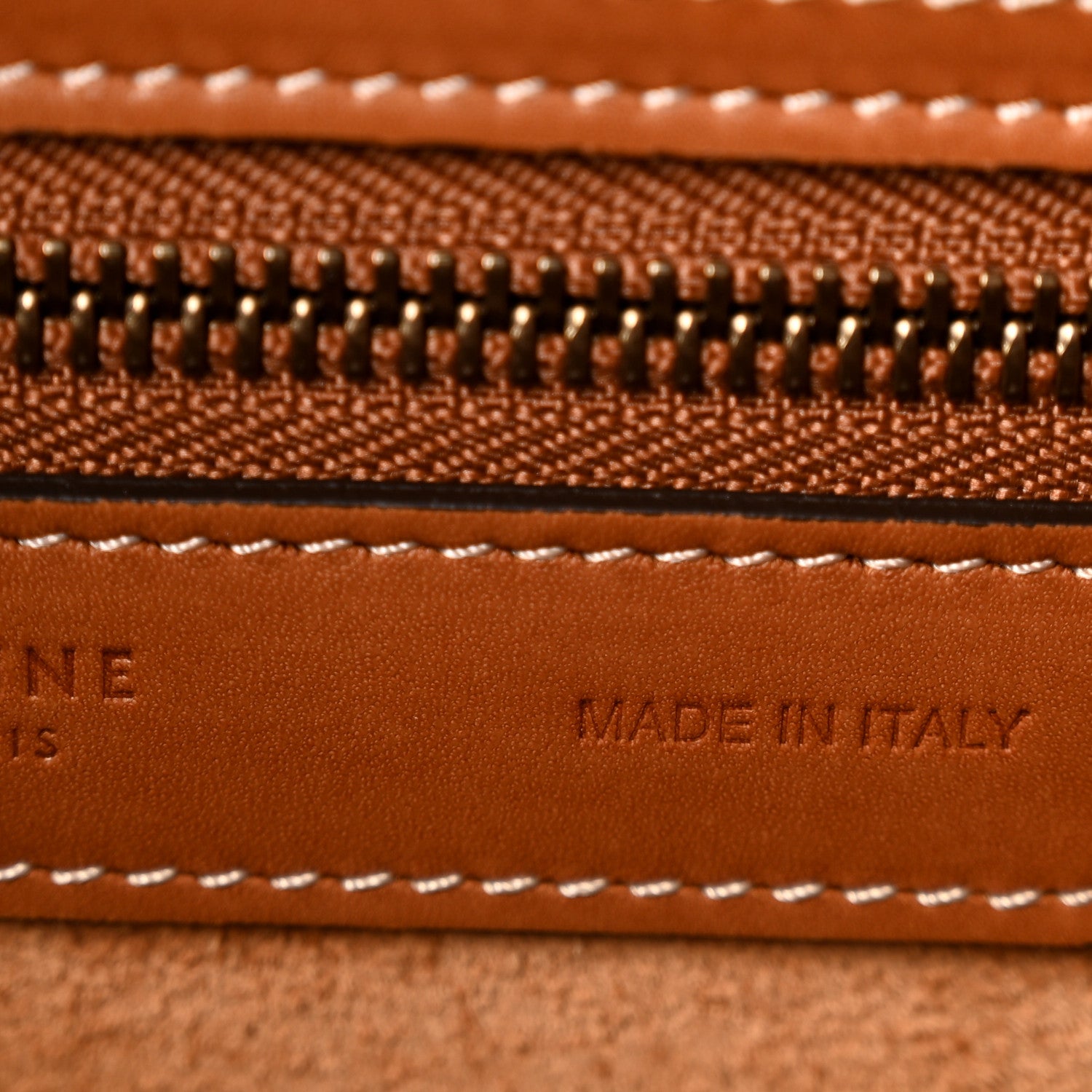Celine Natural Calfskin Micro Luggage Tan 6 of 12