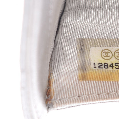 Chanel Metallic Lambskin Quilted Reissue Wallet Silver 8 of 22