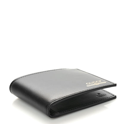 Gucci Plutone Calfskin Logo Bi-Fold Wallet Black 4 of 8