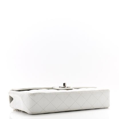 Chanel Caviar Quilted East West Flap Bijoux Chain White 4 of 13