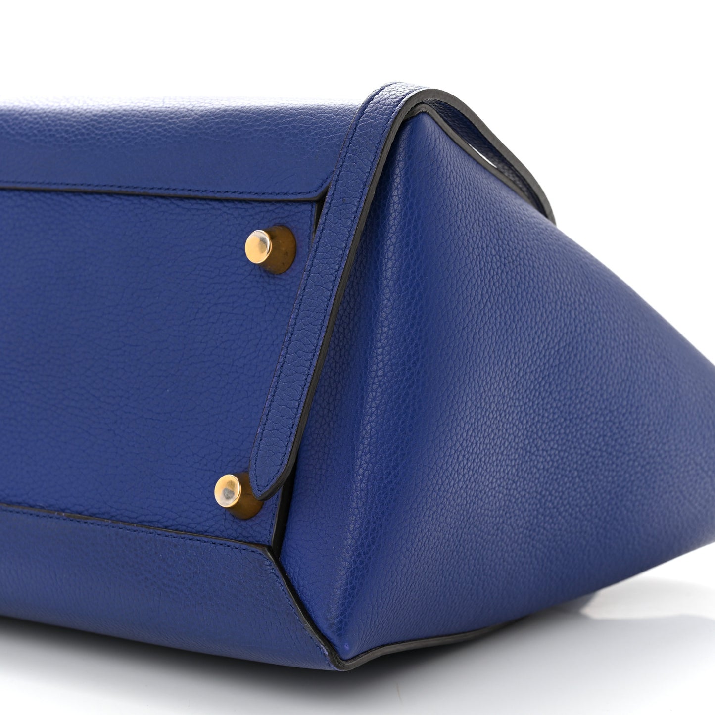Grained Calfskin Small Belt Bag Indigo